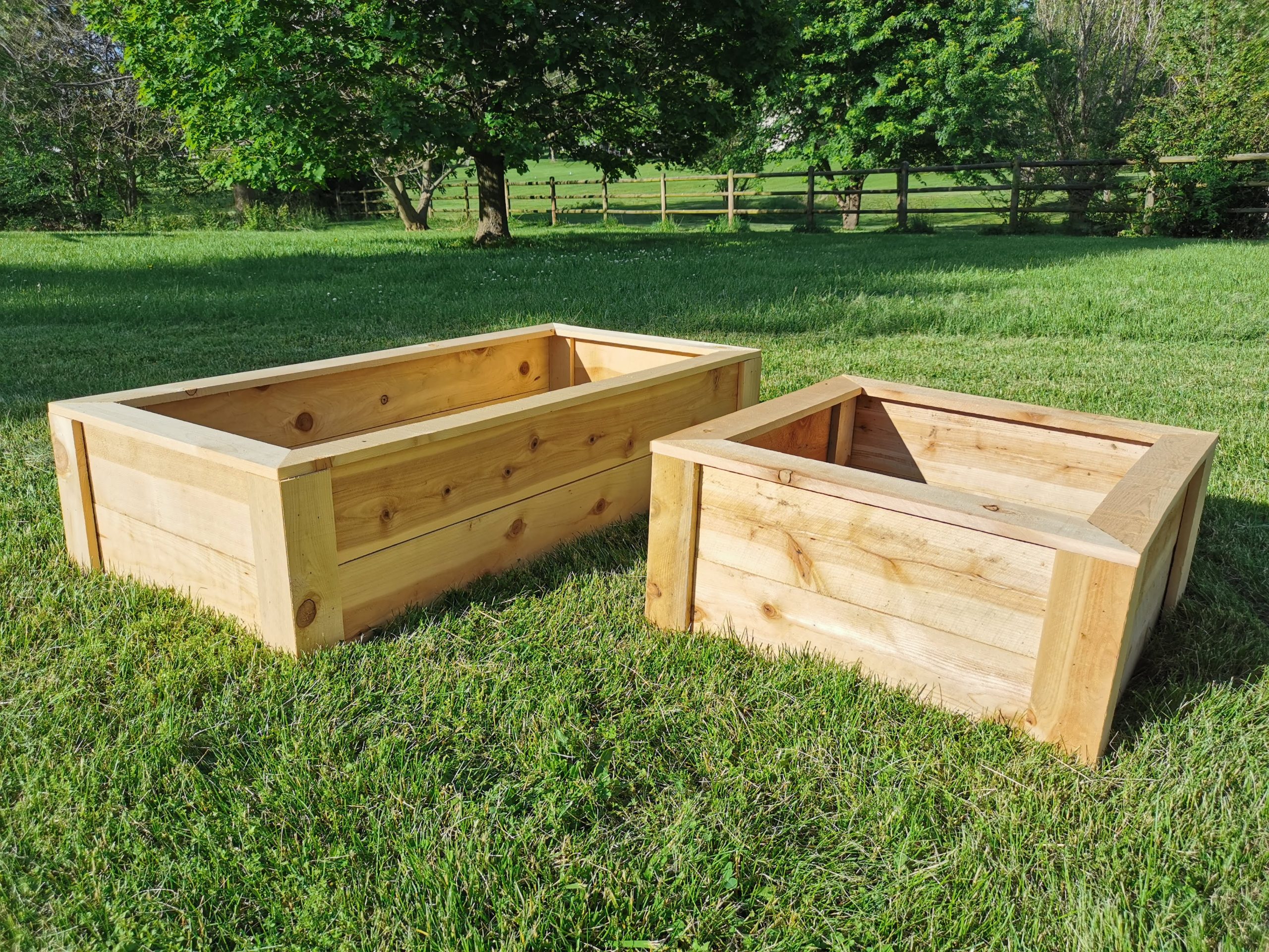 Cedar Garden Boxes